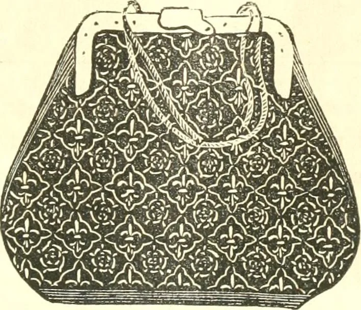 An illustration from The ladies' hand book of fancy and ornamental work ..., 1859, leaf 36