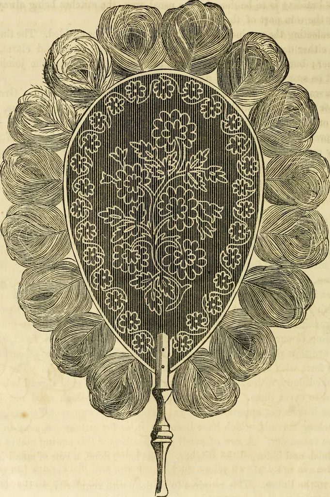 An illustration from The ladies' hand book of fancy and ornamental work ..., 1859, leaf 45