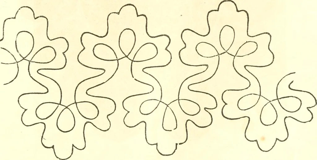 An illustration from The ladies' hand book of fancy and ornamental work ..., 1859, leaf 46