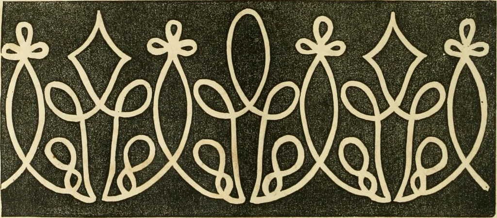An illustration from The ladies' hand book of fancy and ornamental work ..., 1859, leaf 49