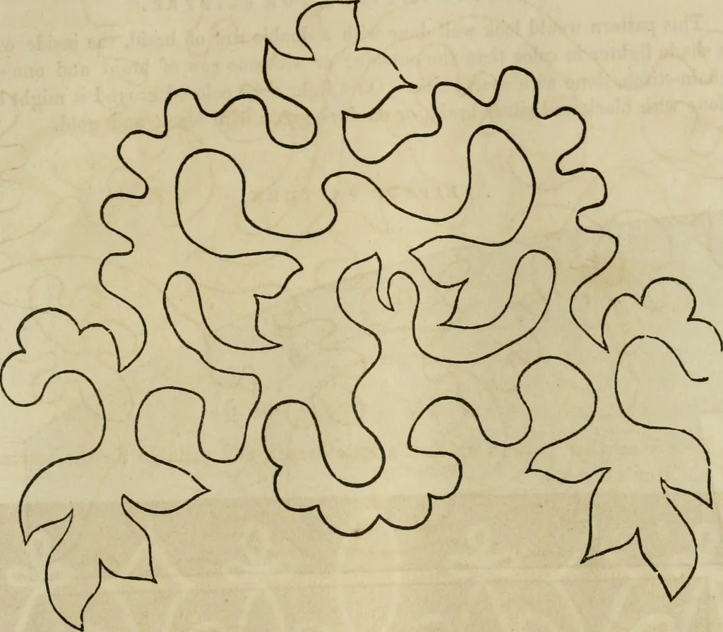 An illustration from The ladies' hand book of fancy and ornamental work ..., 1859, leaf 50