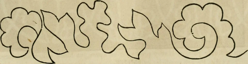 An illustration from The ladies' hand book of fancy and ornamental work ..., 1859, leaf 50