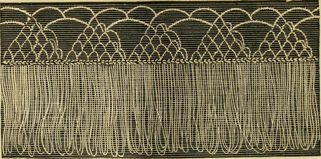 An illustration from The ladies' hand book of fancy and ornamental work ..., 1859, leaf 83