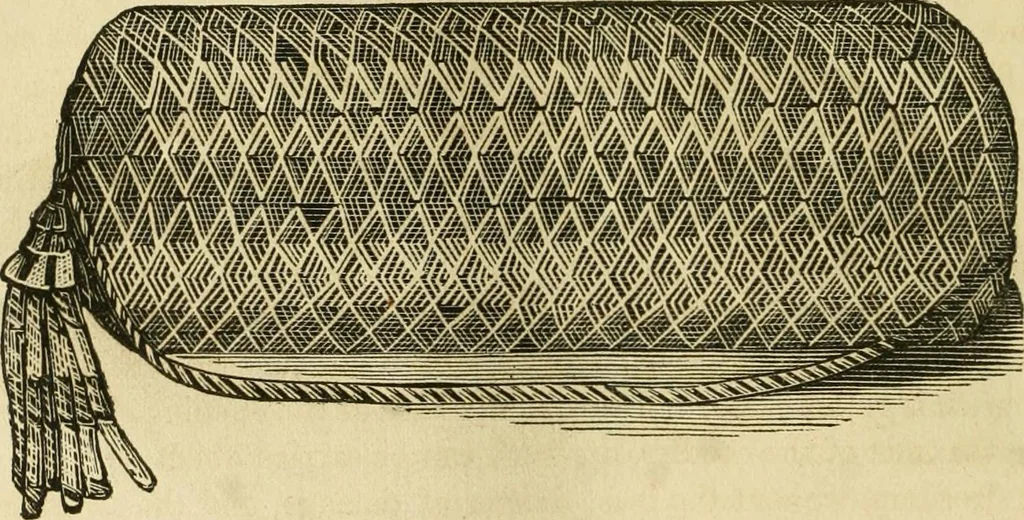 An illustration from The ladies' hand book of fancy and ornamental work ..., 1859, leaf 87