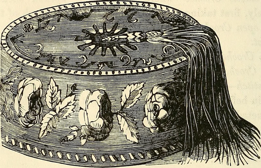An illustration from The ladies' hand book of fancy and ornamental work .., 1860, leaf 109