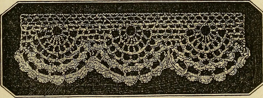 An illustration from The ladies' hand book of fancy and ornamental work .., 1860, leaf 112