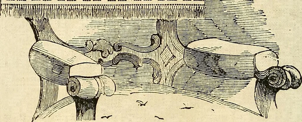 An illustration from The ladies' hand book of fancy and ornamental work .., 1860, leaf 113