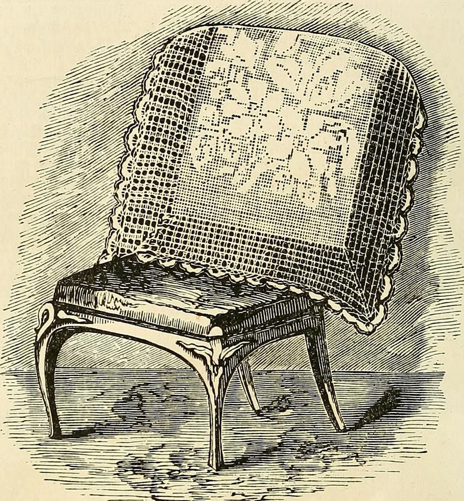 An illustration from The ladies' hand book of fancy and ornamental work .., 1860, leaf 115