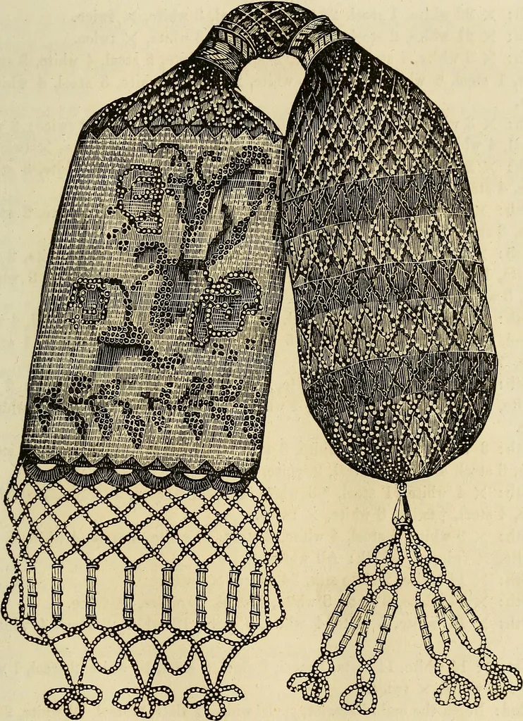 An illustration from The ladies' hand book of fancy and ornamental work .., 1860, leaf 118