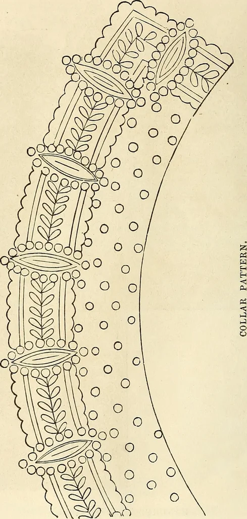 An illustration from The ladies' hand book of fancy and ornamental work .., 1860, leaf 127
