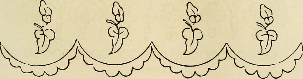 An illustration from The ladies' hand book of fancy and ornamental work .., 1860, leaf 130