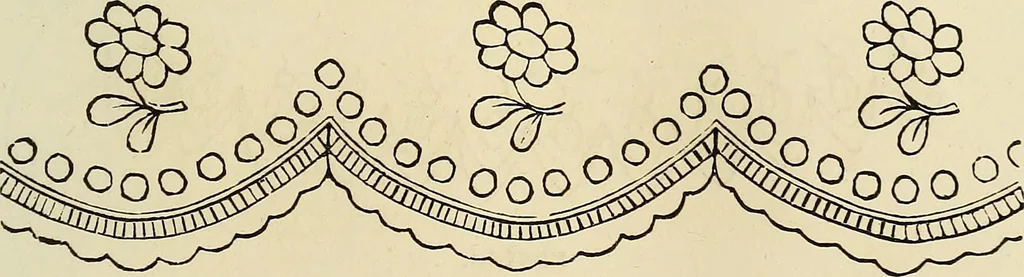 An illustration from The ladies' hand book of fancy and ornamental work .., 1860, leaf 132