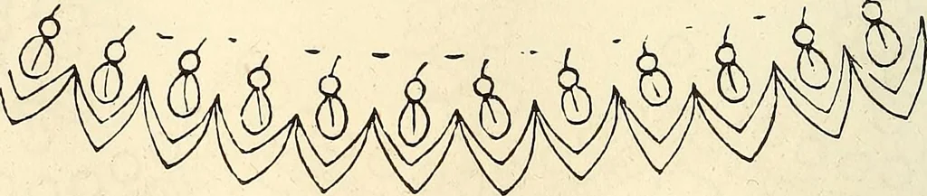 An illustration from The ladies' hand book of fancy and ornamental work .., 1860, leaf 133