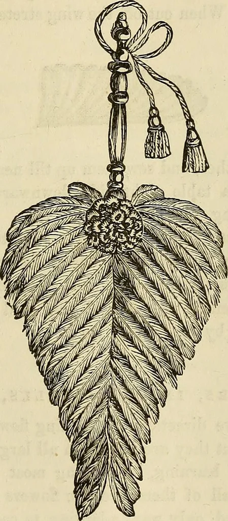 An illustration from The ladies' hand book of fancy and ornamental work .., 1860, leaf 140