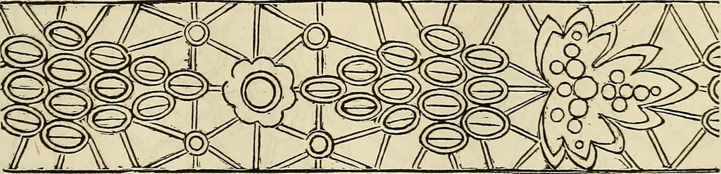 An illustration from The ladies' hand book of fancy and ornamental work .., 1860, leaf 146