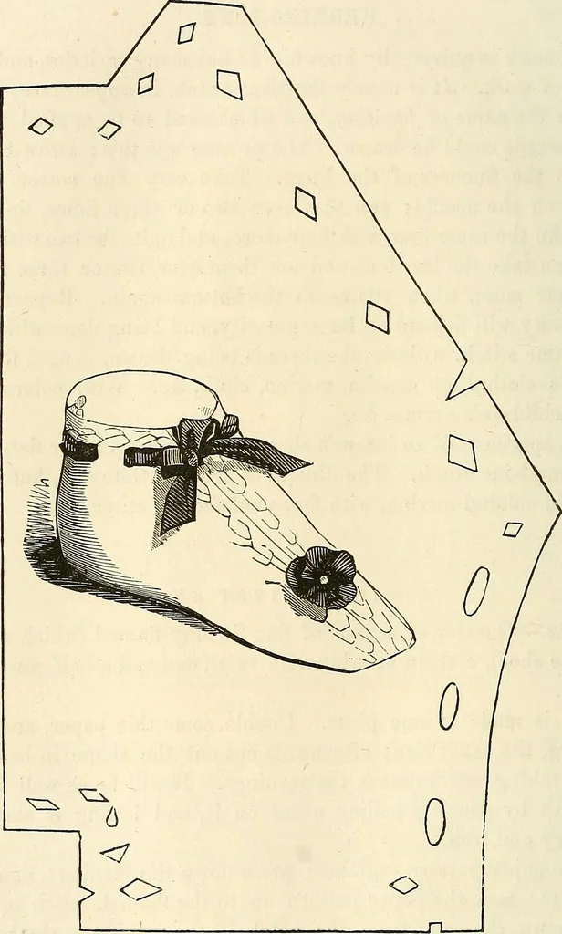 An illustration from The ladies' hand book of fancy and ornamental work .., 1860, leaf 149