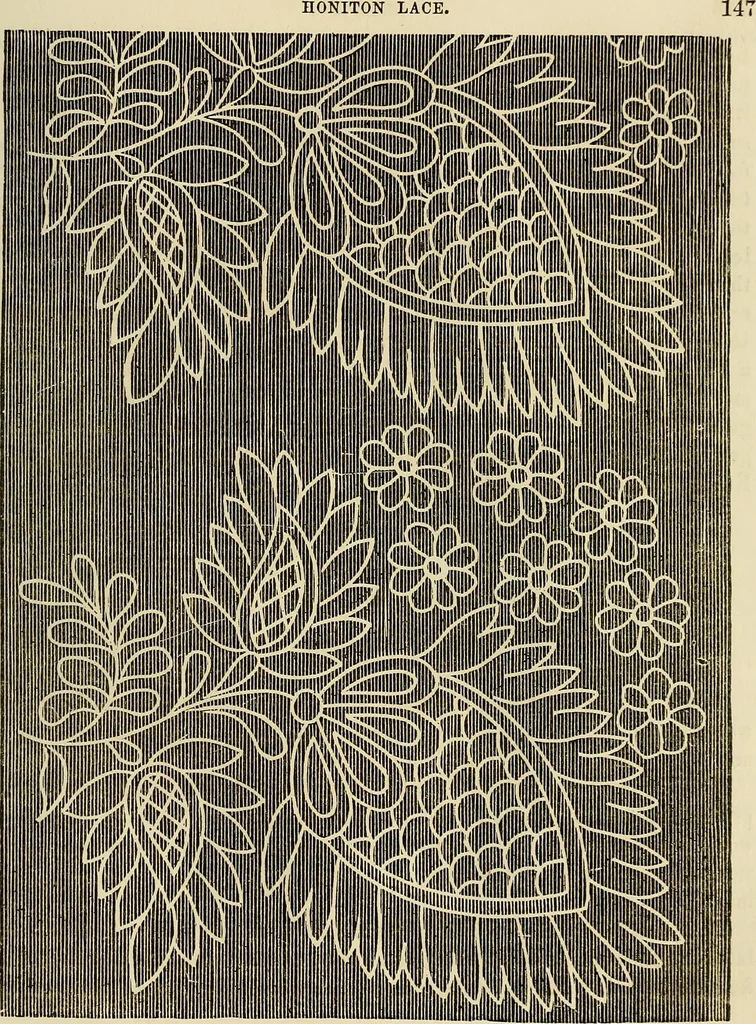 An illustration from The ladies' hand book of fancy and ornamental work .., 1860, leaf 152