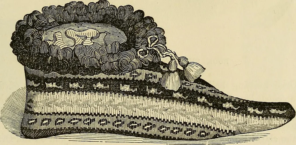 An illustration from The ladies' hand book of fancy and ornamental work .., 1860, leaf 156