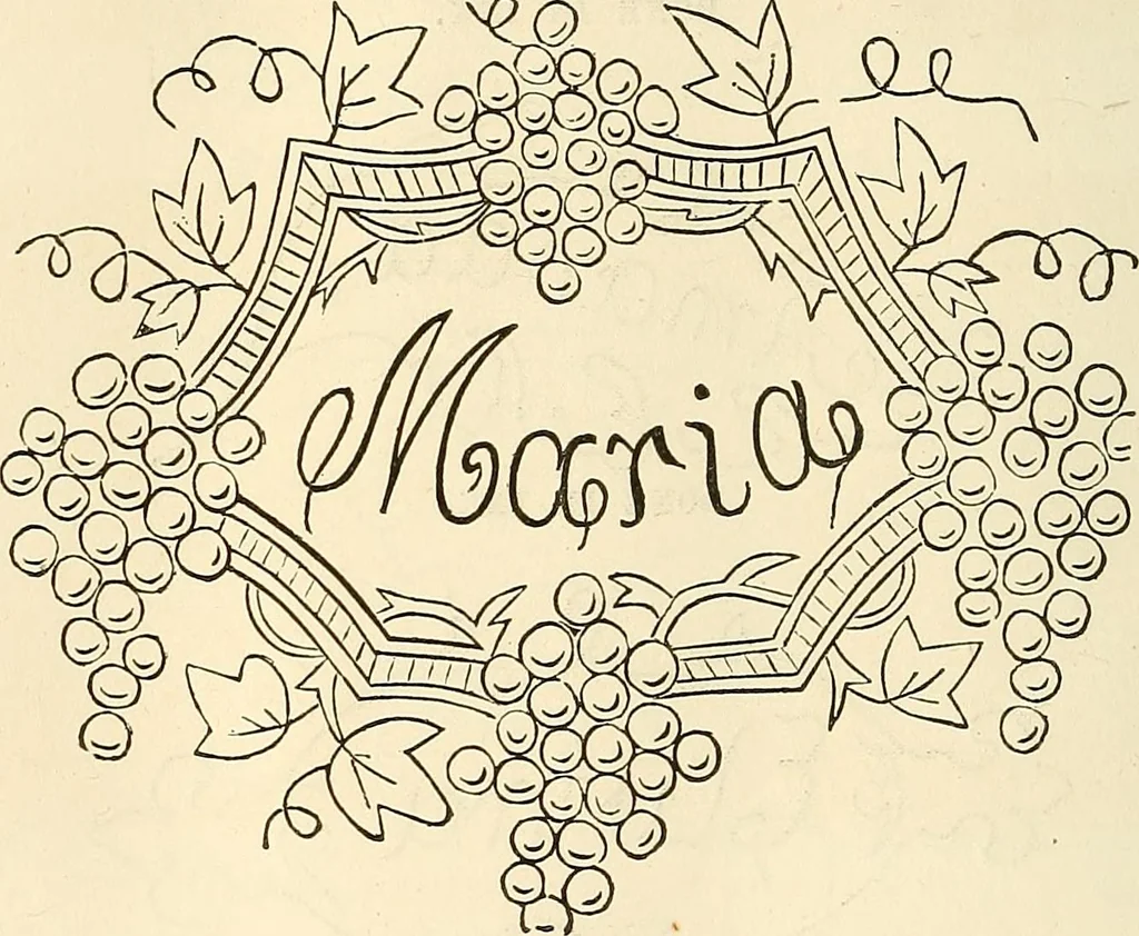 An illustration from The ladies' hand book of fancy and ornamental work .., 1860, leaf 179