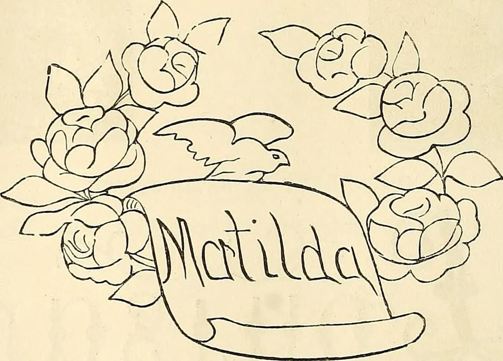 An illustration from The ladies' hand book of fancy and ornamental work .., 1860, leaf 181