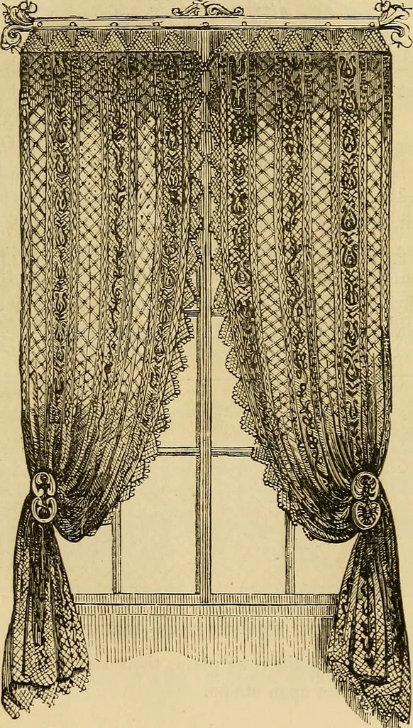 An illustration from The ladies' hand book of fancy and ornamental work .., 1860, leaf 188