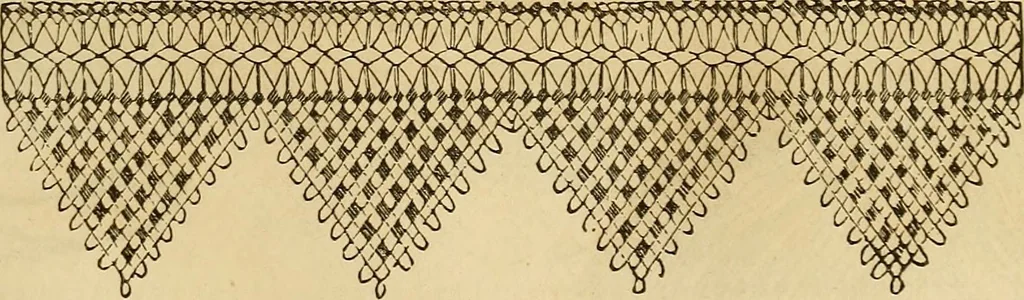 An illustration from The ladies' hand book of fancy and ornamental work .., 1860, leaf 190