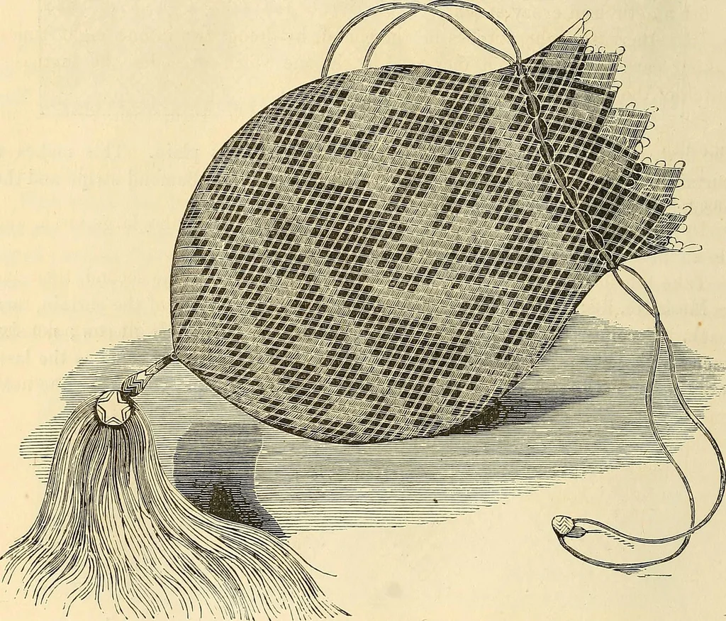 An illustration from The ladies' hand book of fancy and ornamental work .., 1860, leaf 191