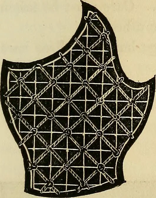 An illustration from The ladies' hand book of fancy and ornamental work .., 1860, leaf 204