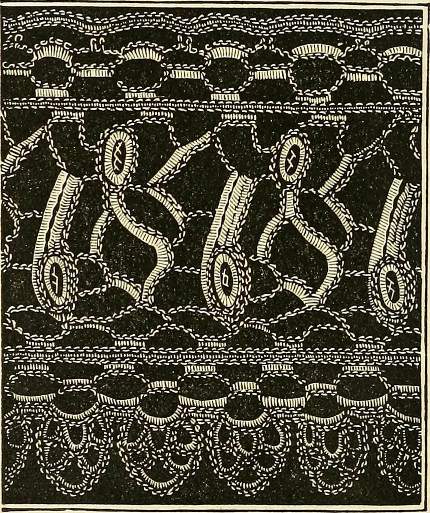 An illustration from The ladies' hand book of fancy and ornamental work .., 1860, leaf 211