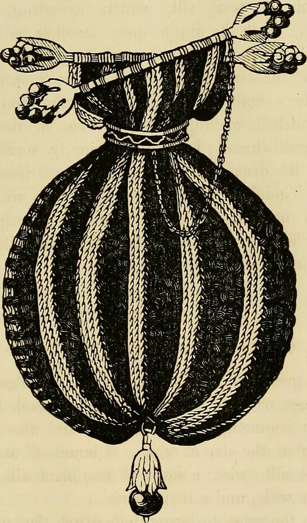 An illustration from The ladies' hand book of fancy and ornamental work .., 1860, leaf 224