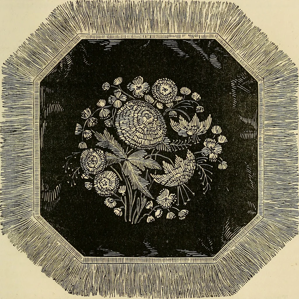 An illustration from The ladies' hand book of fancy and ornamental work .., 1860, leaf 228