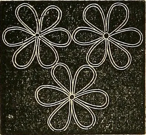 An illustration from The ladies' hand book of fancy and ornamental work .., 1860, leaf 233