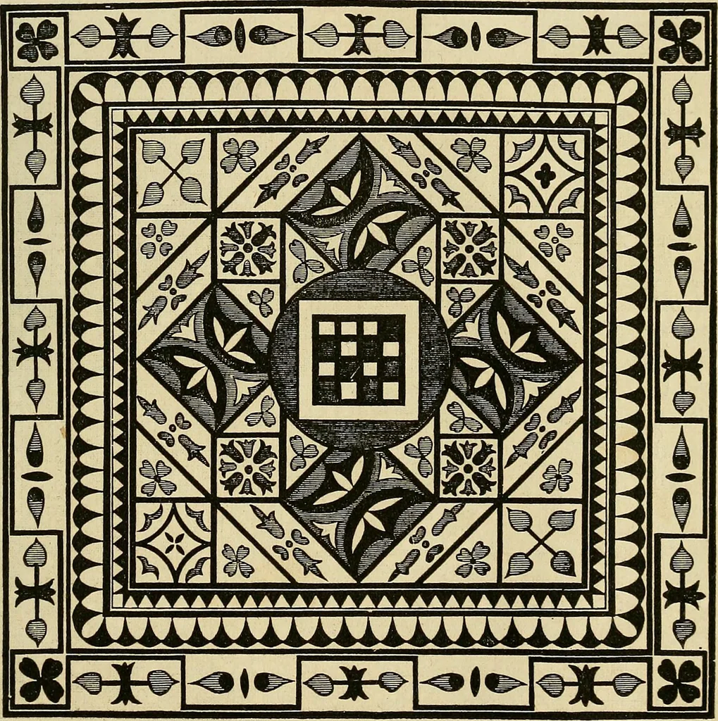 An illustration from The ladies' hand book of fancy and ornamental work .., 1860, leaf 242