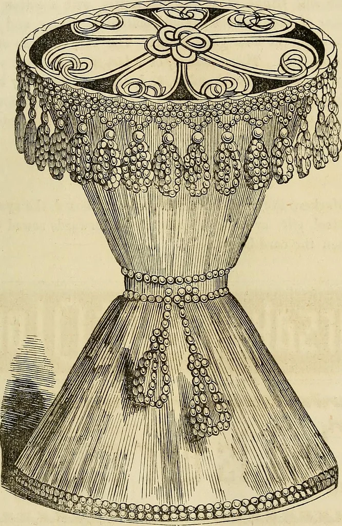 An illustration from The ladies' hand book of fancy and ornamental work .., 1860, leaf 26