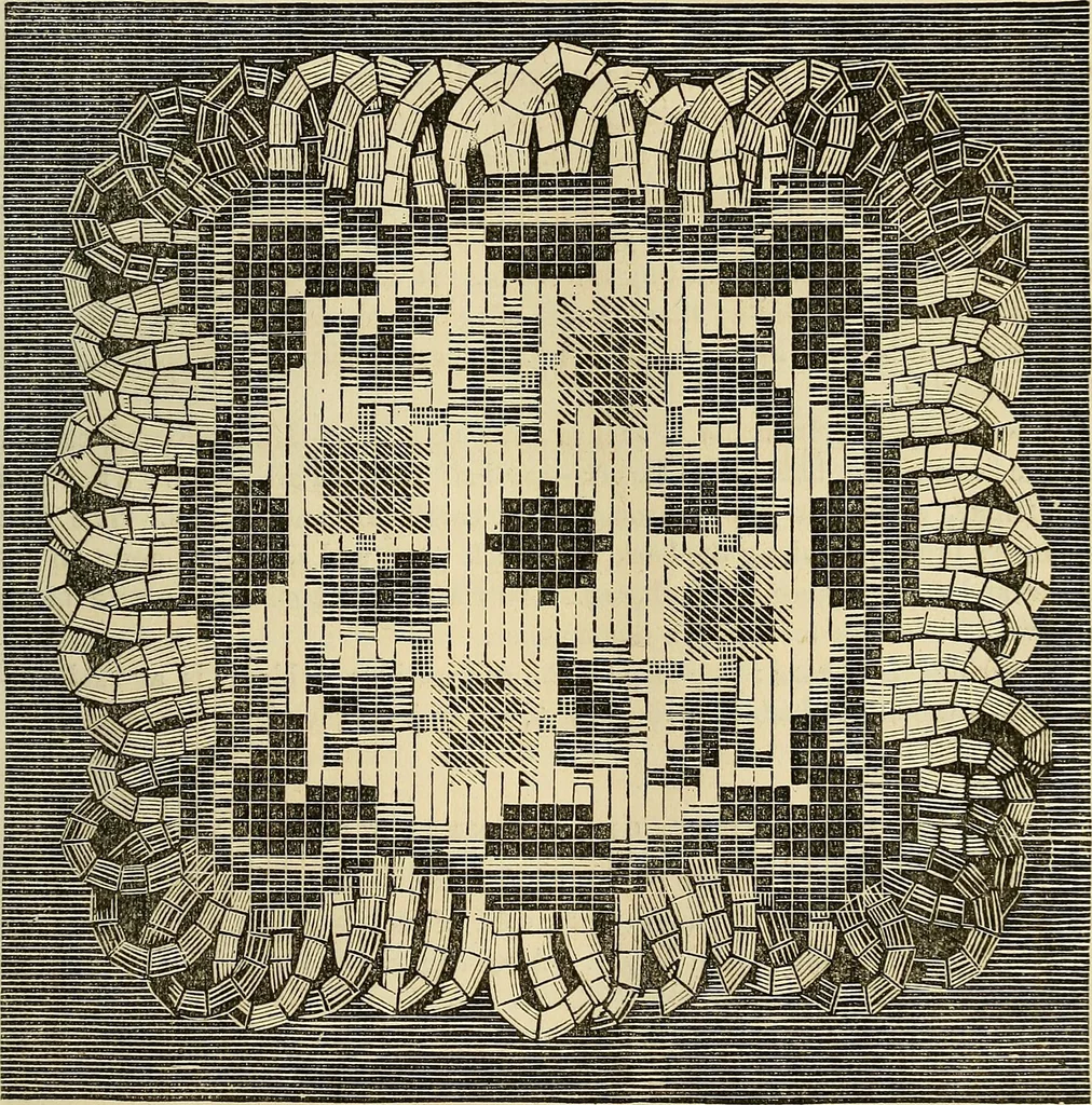 An illustration from The ladies' hand book of fancy and ornamental work .., 1860, leaf 30
