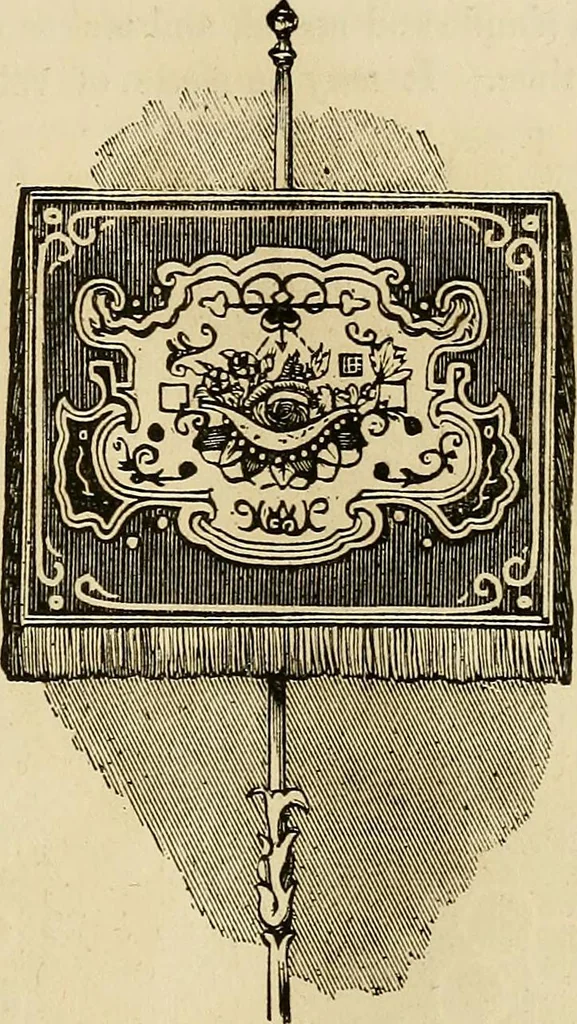 An illustration from The ladies' hand book of fancy and ornamental work .., 1860, leaf 34