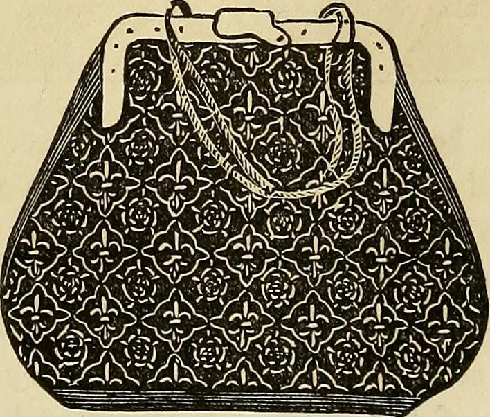 An illustration from The ladies' hand book of fancy and ornamental work .., 1860, leaf 36