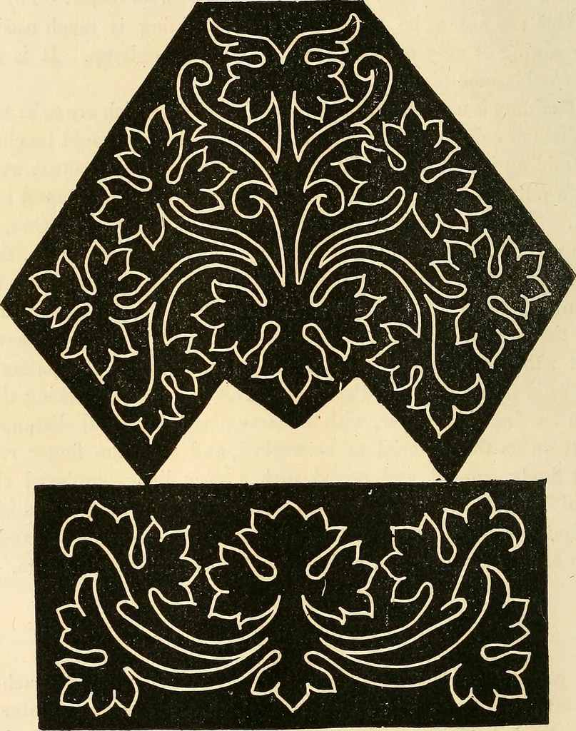An illustration from The ladies' hand book of fancy and ornamental work .., 1860, leaf 41