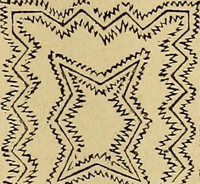 An illustration from The ladies' hand book of fancy and ornamental work .., 1860, leaf 42