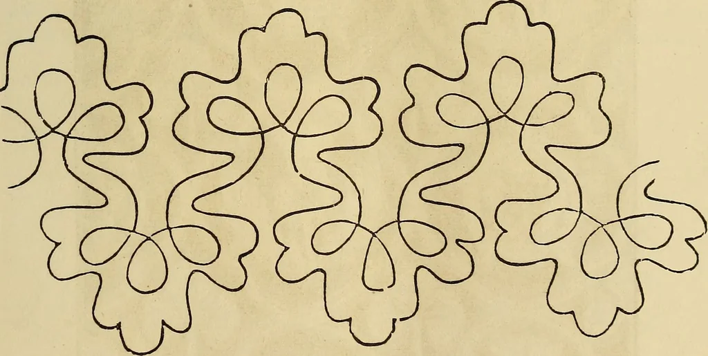 An illustration from The ladies' hand book of fancy and ornamental work .., 1860, leaf 46