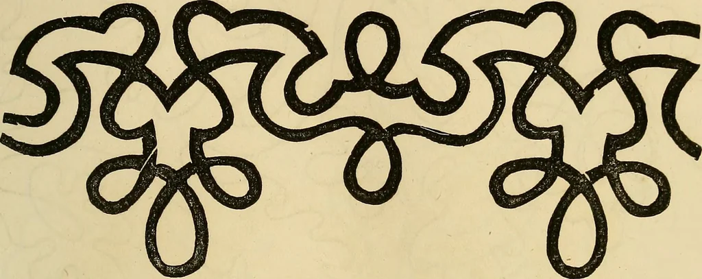 An illustration from The ladies' hand book of fancy and ornamental work .., 1860, leaf 48