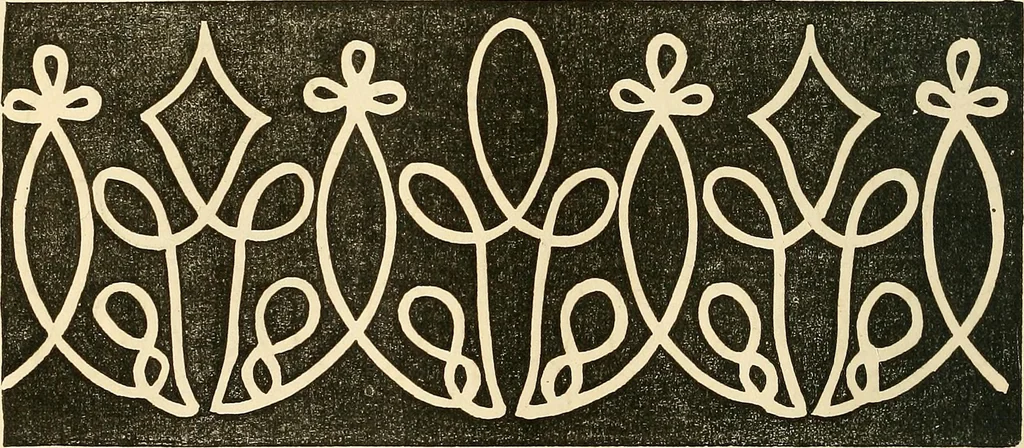 An illustration from The ladies' hand book of fancy and ornamental work .., 1860, leaf 49
