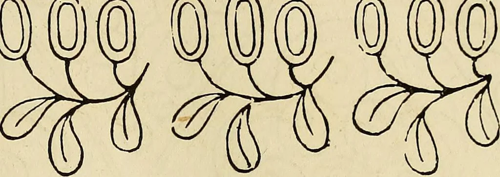An illustration from The ladies' hand book of fancy and ornamental work .., 1860, leaf 60