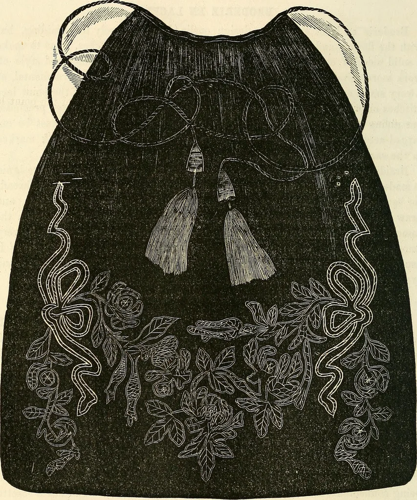 An illustration from The ladies' hand book of fancy and ornamental work .., 1860, leaf 67