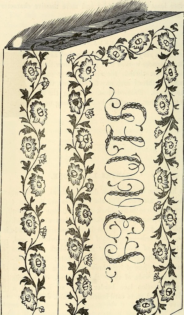 An illustration from The ladies' hand book of fancy and ornamental work .., 1860, leaf 99