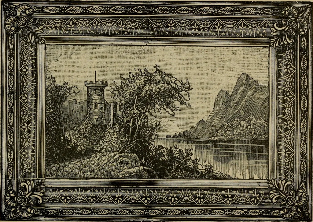 An illustration from Ladies' manual of art : or, Profit and pastime : a self teacher in all branches of decorative art, embracing every variety of painting and drawing on china, glass, velvet, canvas, paper and wood : the secret of all glass transparencies, sketching from nature, pastel and crayon drawing, taxidermy, etc, 1887, leaf 101
