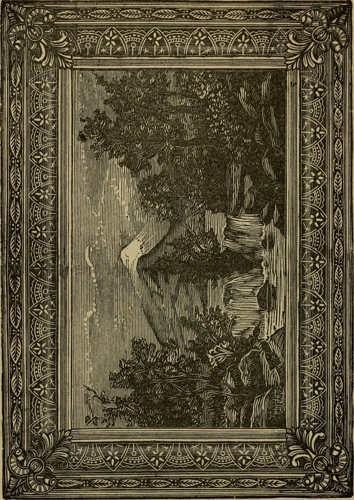 An illustration from Ladies' manual of art : or, Profit and pastime : a self teacher in all branches of decorative art, embracing every variety of painting and drawing on china, glass, velvet, canvas, paper and wood : the secret of all glass transparencies, sketching from nature, pastel and crayon drawing, taxidermy, etc, 1887, leaf 49