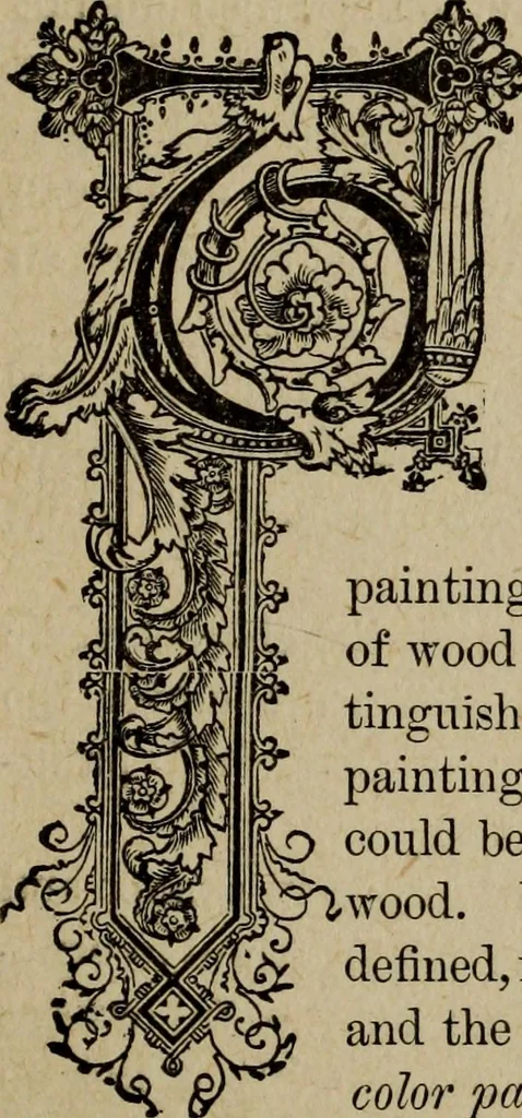 An illustration from Ladies' manual of art : or, Profit and pastime : a self teacher in all branches of decorative art, embracing every variety of painting and drawing on china, glass, velvet, canvas, paper and wood : the secret of all glass transparencies, sketching from nature, pastel and crayon drawing, taxidermy, etc, 1887, leaf 86
