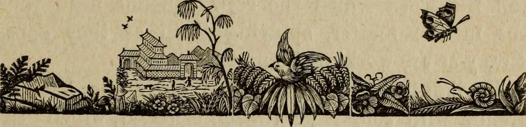 An illustration from Ladies' manual of art : or, Profit and pastime : a self teacher in all branches of decorative art, embracing every variety of painting and drawing on china, glass, velvet, canvas, paper and wood : the secret of all glass transparencies, sketching from nature, pastel and crayon drawing, taxidermy, etc, 1887, leaf 98