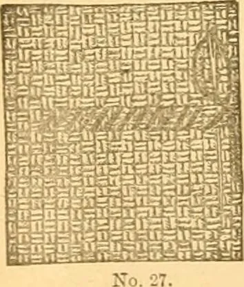 An illustration from Ladies' manual of embroidery and stamping. Giving full instructions in making the stitches .., 1884, leaf 9